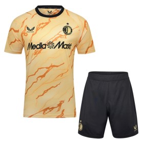 Koszulka Feyenoord Rotterdam Dziecięcy Czwarty 2024-25 Koszulki Piłkarskie Krótki Rękaw